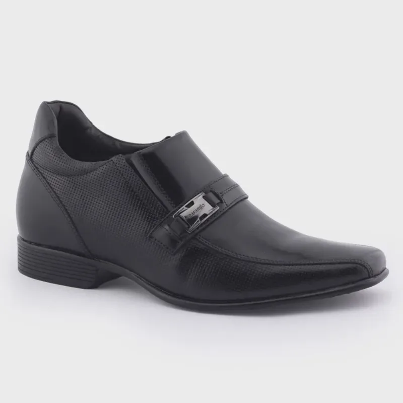 Sapato Masculino Social 53001 Alth + 7cm couro nat Rafarillo