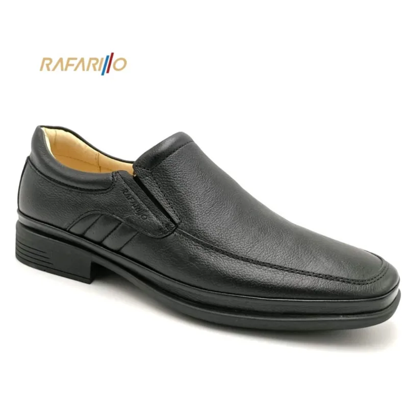 Sapato Masculino de Couro Soft Leather Fararillo - Preto