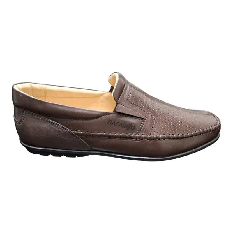 Sapato Masculino Mocassim de Couro Rafarillo - Conforto