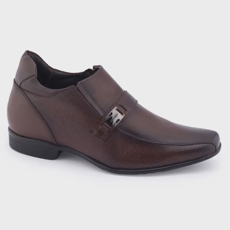 Sapato Masculino Social 53001 Alth + 7cm couro nat Rafarillo