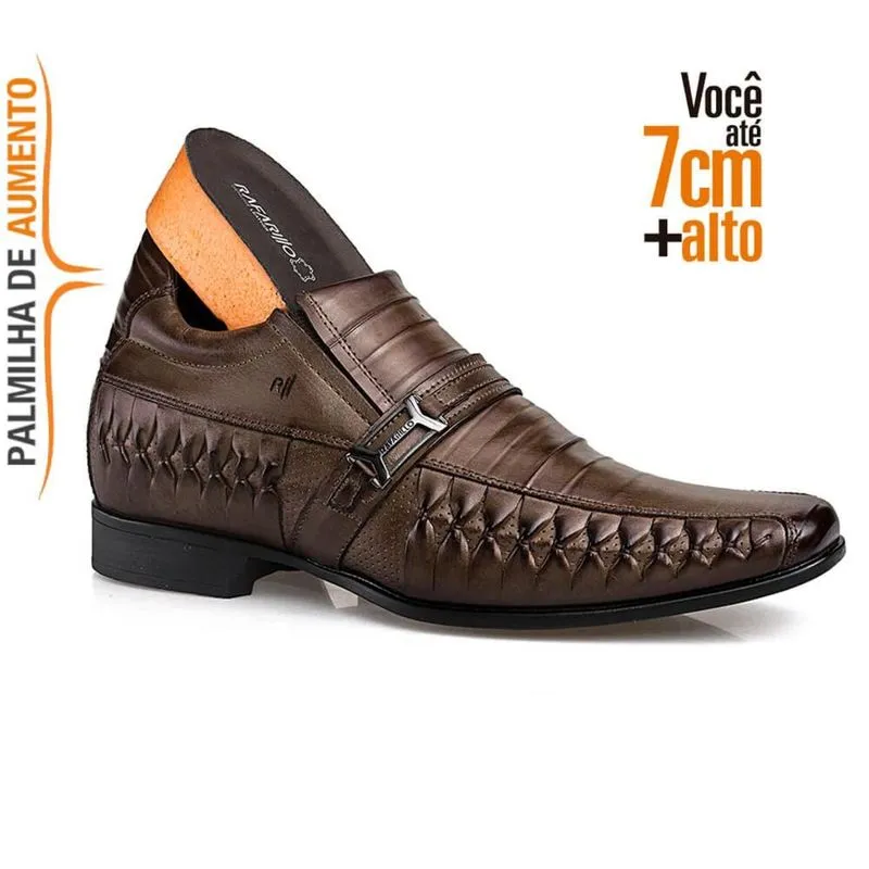 Sapato Social Couro Rafarillo Masculino Tresse Dia a Dia