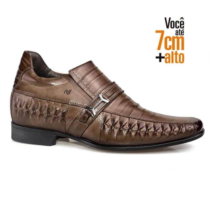 Sapato Social Couro Rafarillo Masculino Tresse Dia a Dia