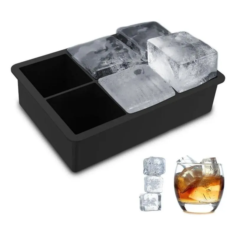 Vittak Forma De Gelo Em Silicone Com Cubo Grande 6 Cubos Dri