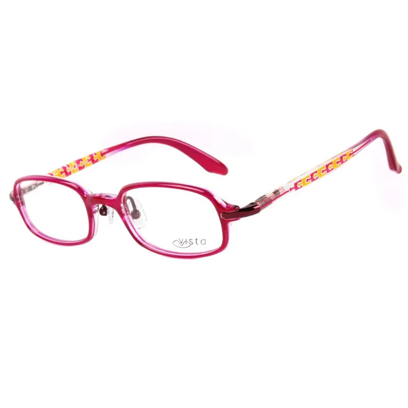 Armação Para Óculos de Grau Infantil Feminino Chilli Beans Quadrado Rosa LV.KD.0010.1313