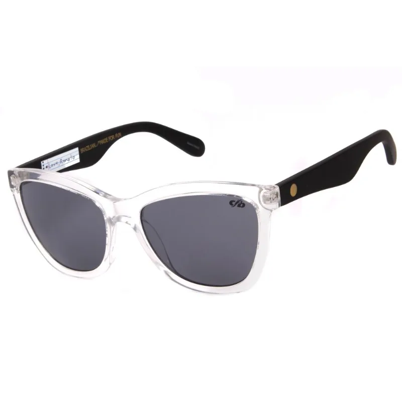 Óculos de Sol Feminino Rock Fellas Nirvana Transparente 2068 OC.CL.2068.0036 M