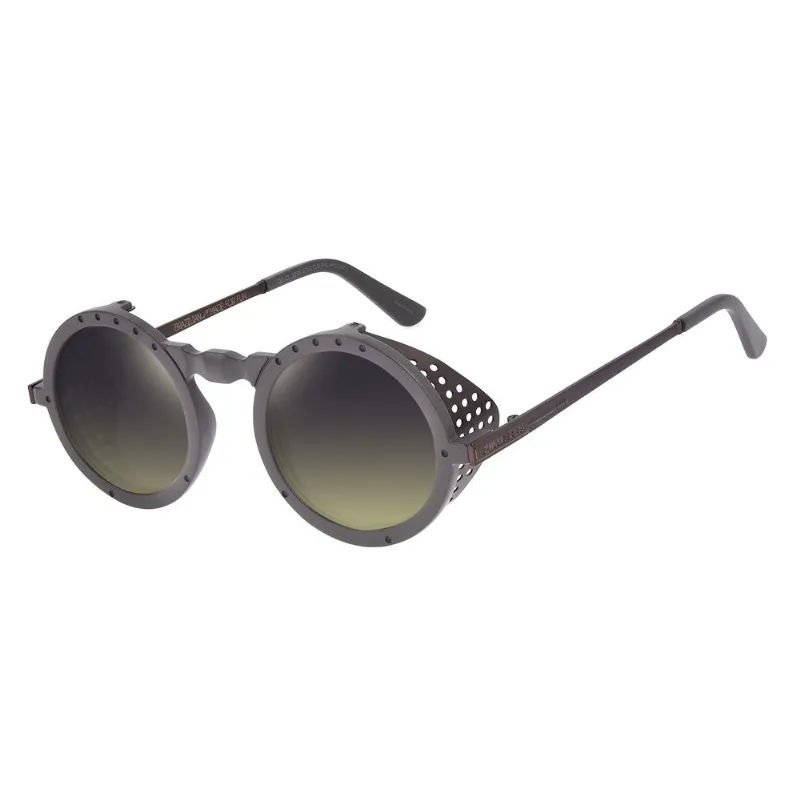 Óculos de Sol Unissex Alok Icônico Steampunk 2.0 Marrom OC.CL.3291.5702 P