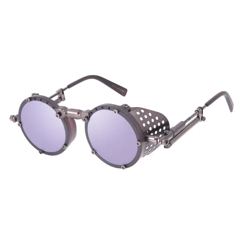 Óculos de Sol Unissex Alok Tech In Style Icônico Steampunk Fashion Ônix OC.CL.3293.2201 G