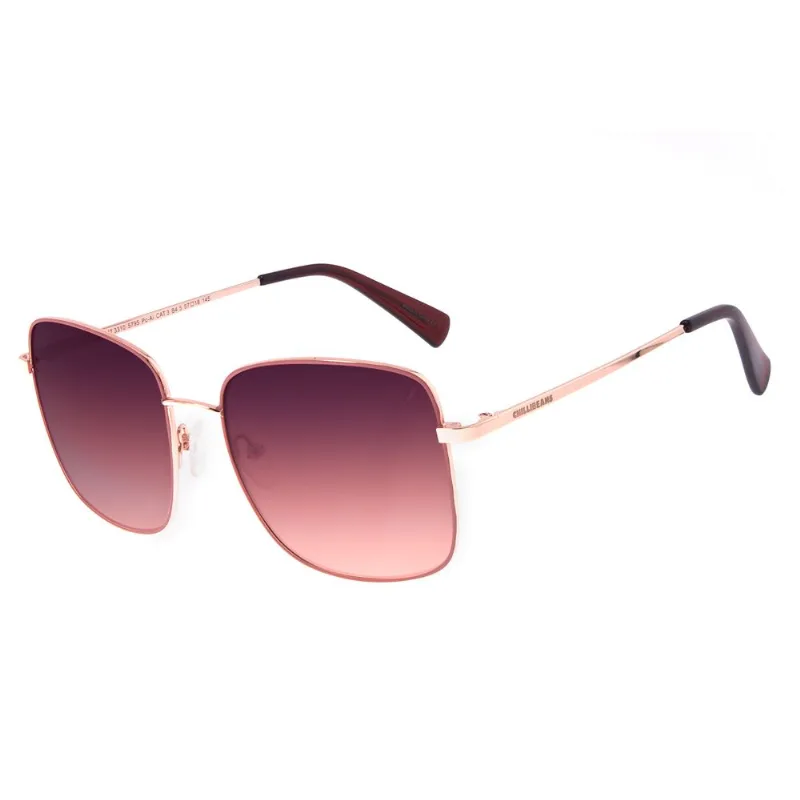 Óculos de Sol Feminino Chilli Beans Quadrado Rosé OC.MT.3310.5795 M