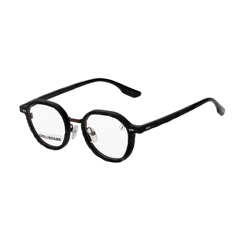 Armação Para Óculos De Grau Unissex Premium Edition Redondo Marrom LV.MT.0635.0202 M