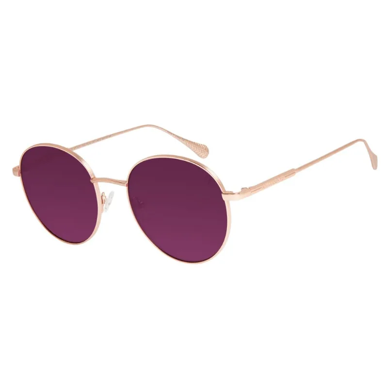 Óculos de Sol Feminino Street Sports Banhado A Ouro Tênis Rosé OC.MT.3470.1495 M