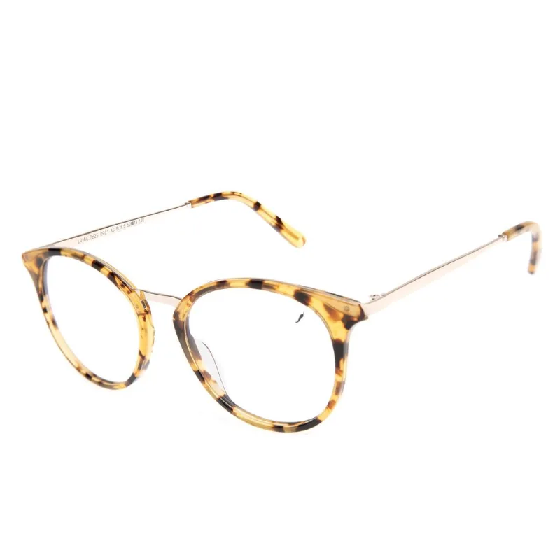 Armação Para Óculos de Grau Feminino Chilli Beans Redondo AC Dourado LV.AC.0825.0921 M