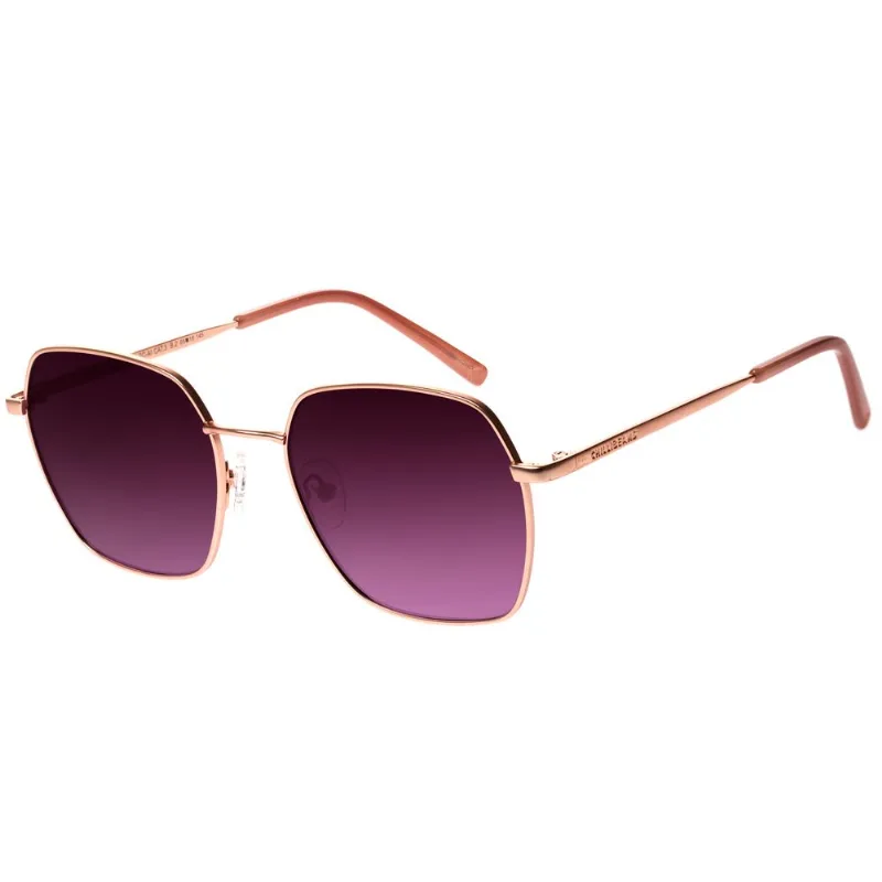 Óculos de Sol Feminino Ótica Chilli Beans Quadrado Metal Roxo OC.MT.3488.1495 M