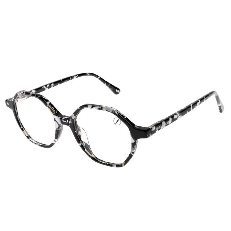 Armação Para Óculos de Grau Feminino Ótica Chilli Beans Hexagonal AC Mescla LV.AC.0843.0119 M
