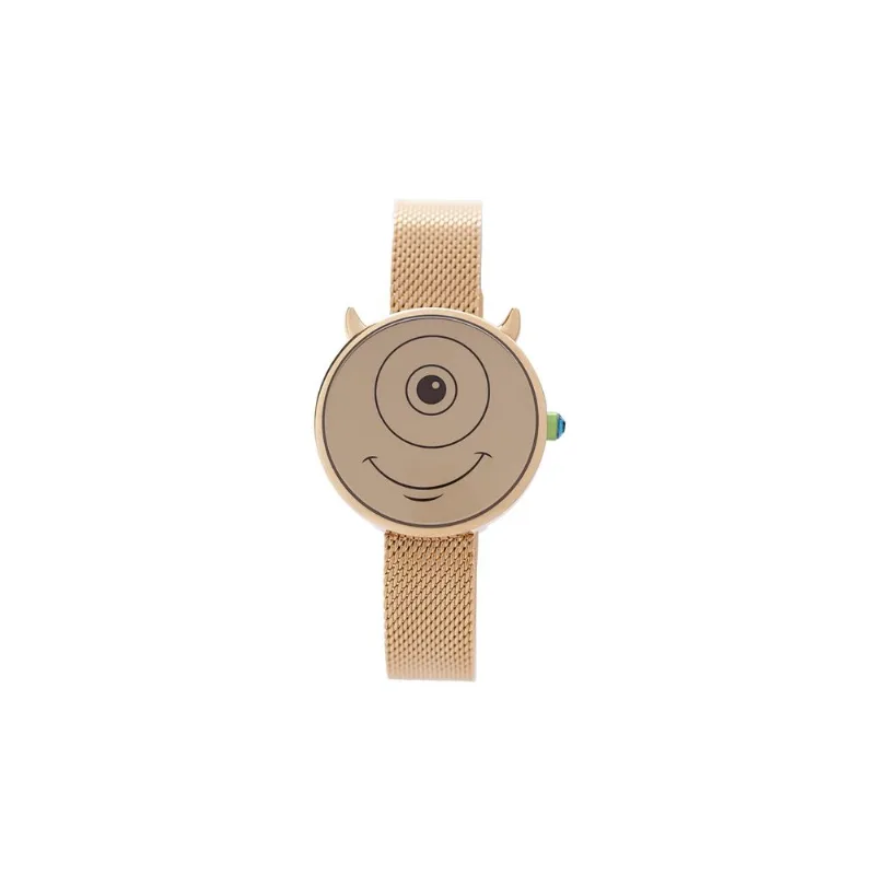 Relógio Digital Feminino Pixar Mike Wazowski Dourado RE.MT.1501.2121 P