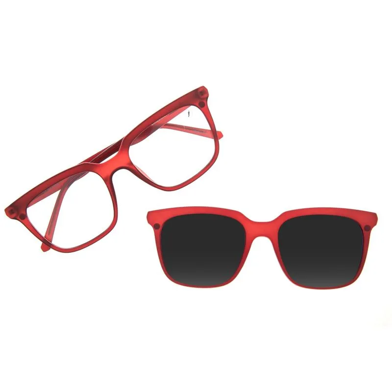 Armação Para Óculos de Grau Feminino Ótica Chilli Beans Multi Polarizado TR90 Vinho LV.MU.0849.0817 M