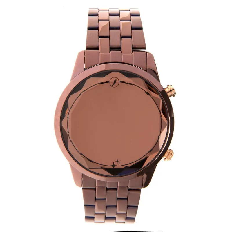 Relógio Digital Feminino Chilli Beans Metal Marrom RE.MT.1378.0202 M