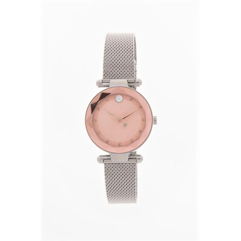 Relógio Analógico Feminino Chilli Beans Redondo Prata Rosé RE.MT.1394.9507