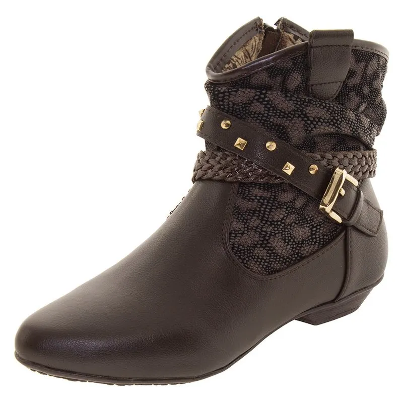 Bota Infantil Feminina Mooncity - 79701 CAFÉ 31
