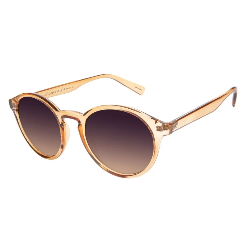 Óculos de Sol Feminino Chilli Beans Redondo Casual Marrom OC.CL.4026.2002 M