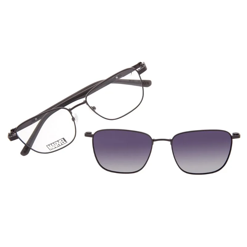 Armação para Óculos de Grau Masculino Marvel Wakanda Forever Multi Polarizado Ônix LV.MT.0724.2222 M