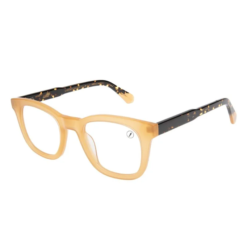 Armação Para Óculos de Grau Masculino Premium Quadrado AC Amarelo LV.AC.0929.0906 M
