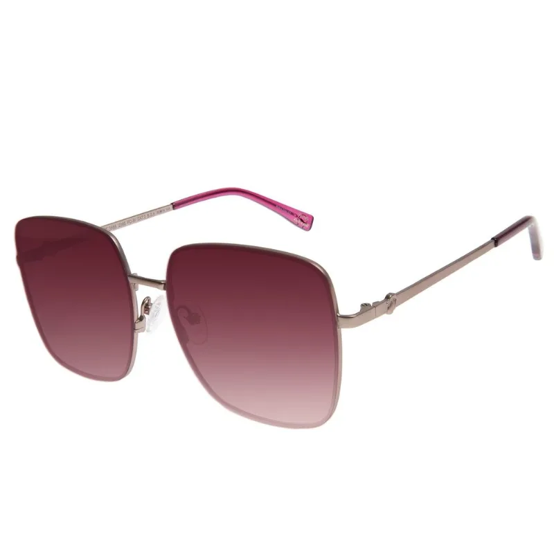 Óculos de Sol Feminino Rolling Stones Quadrado Rosé OC.MT.3666.2095 M