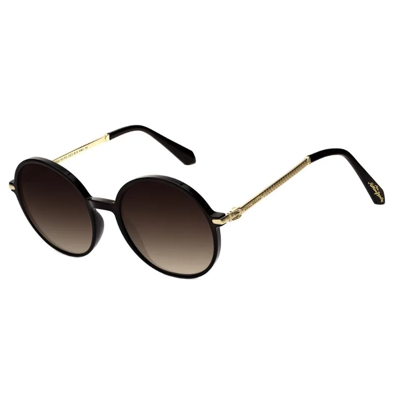 Óculos de Sol Feminino Rolling Stones Redondo Fashion Marrom OC.CL.4117.2002 M