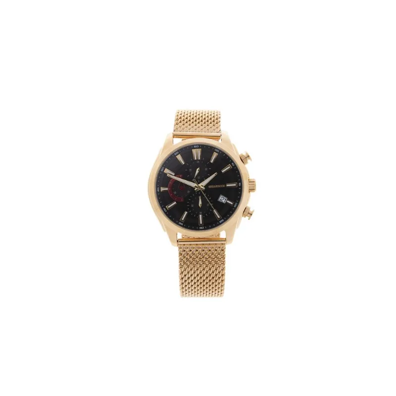 Relógio Analógico Masculino Chilli Beans Metal Robusto Dourado RE.MT.1579.0121 M
