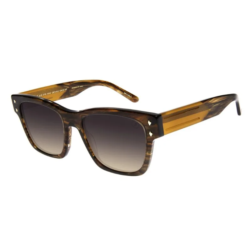 Óculos de Sol Feminino Chilli Beans Premium Quadrado Degrade Marrom Oc.cl.4199.5702