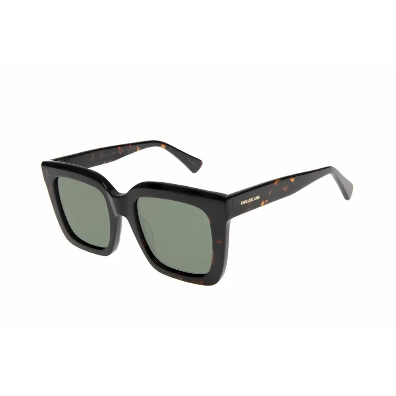 Óculos de Sol Feminino Chilli Beans Quadrado Degradê Marrom Polarizado OC.CL.4273.2002 M