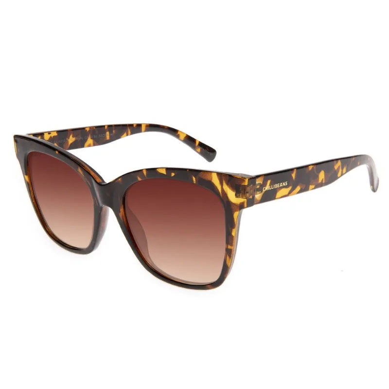Óculos de Sol Feminino Chilli Beans Quadrado Tartaruga OC.CL.4312.5702 M