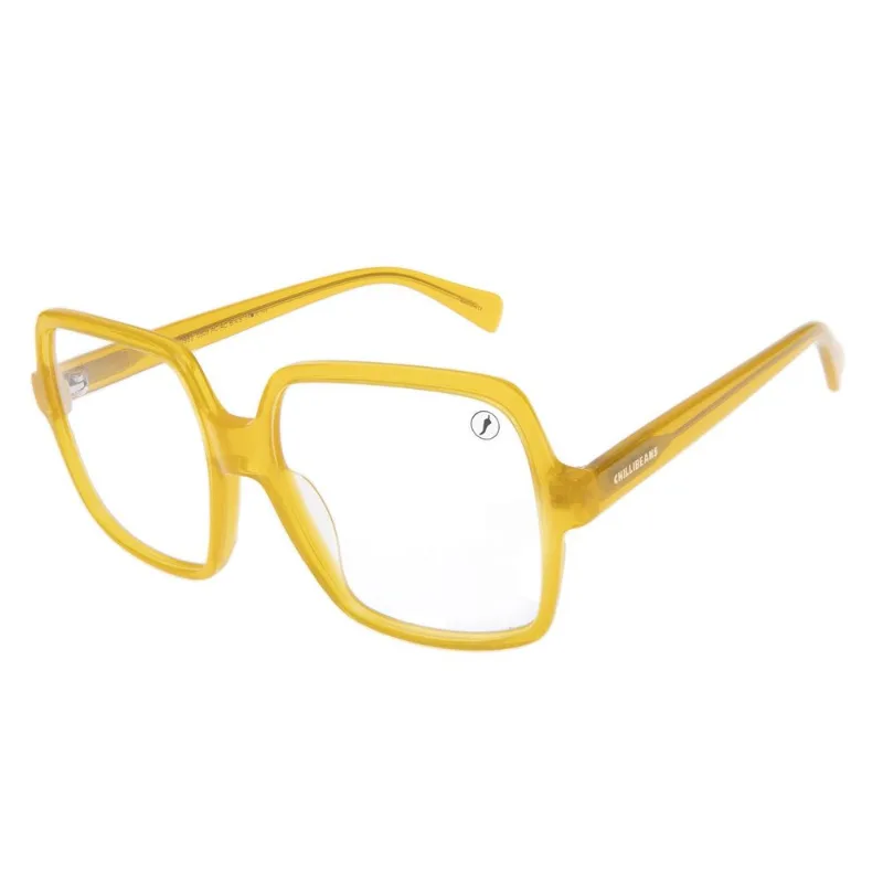 Armação Para Óculos de Grau Feminino Chilli Beans Quadrado Amarelo LV.AC.0963.0909 M