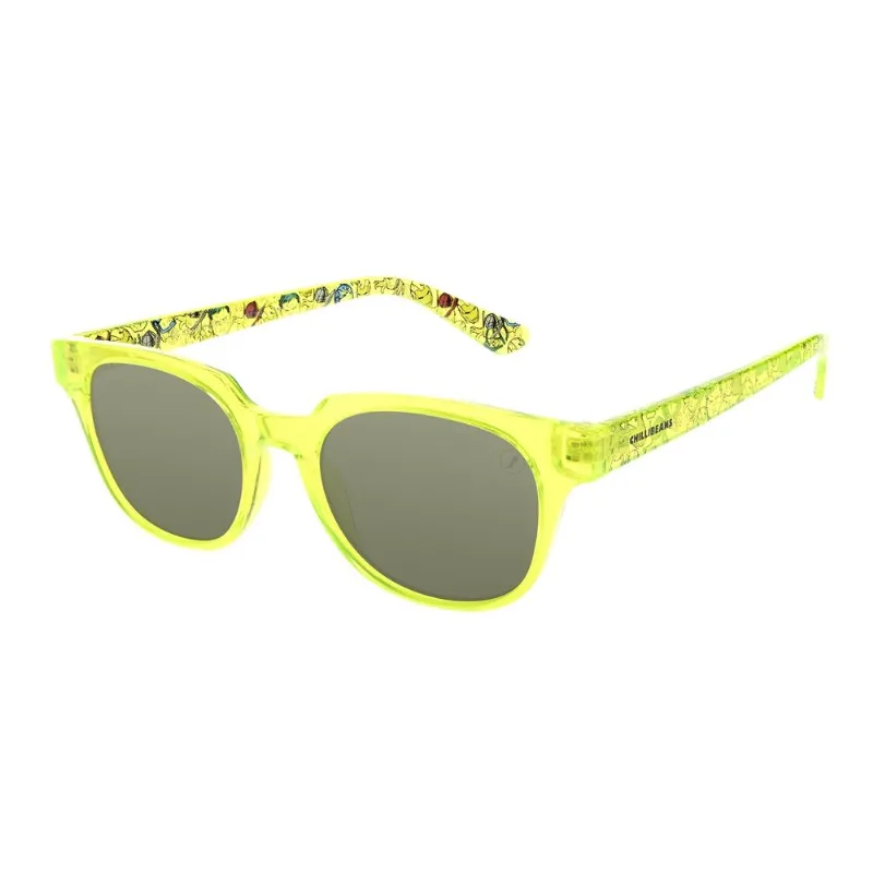 Óculos de Sol Infantil Masculino Marvel Avengers Verde Neon OC.KD.0830.1544