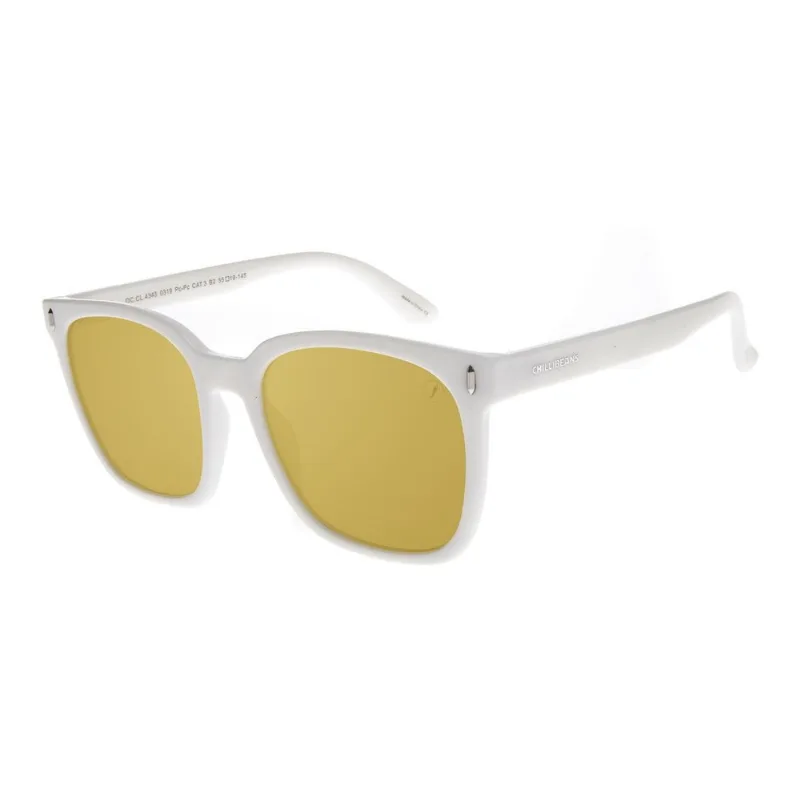 Óculos de Sol Feminino Chilli Beans Quadrado Branco OC.CL.4345.0319 M