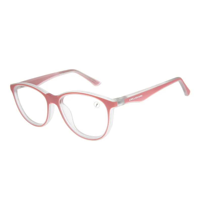 Armação Para Óculos De Grau Infantil Feminino Chilli Beans Gatinho Azul LV.KD.0034.0808