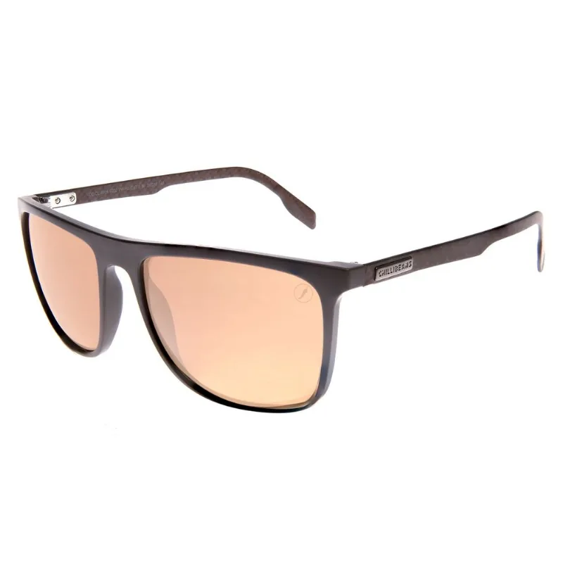 Óculos de Sol Masculino Chilli Beans Quadrado Clássico Polarizado Marrom OC.CL.4408.0202 M