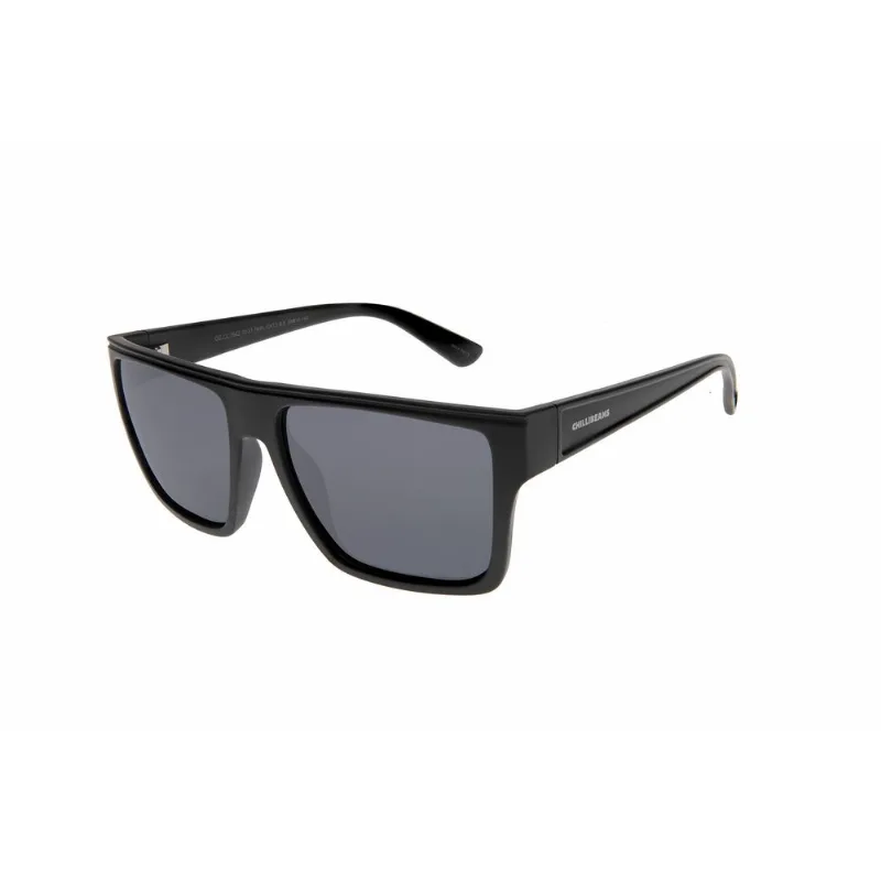 Óculos de Sol Masculino Chilli Beans Clássicos Quadrado Polarizado Preto Fosco OC.CL.3642.0131 M