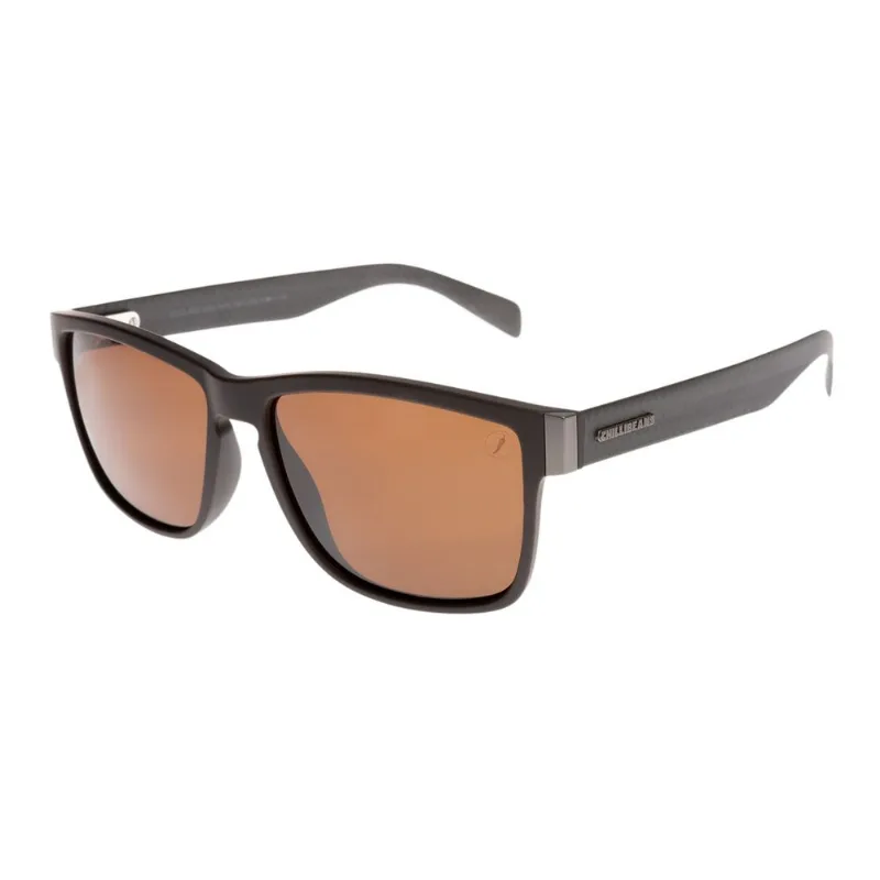Óculos de Sol Masculino Chilli Beans Clássicos Polarizado Quadrado Marrom OC.CL.4532.0202 - M