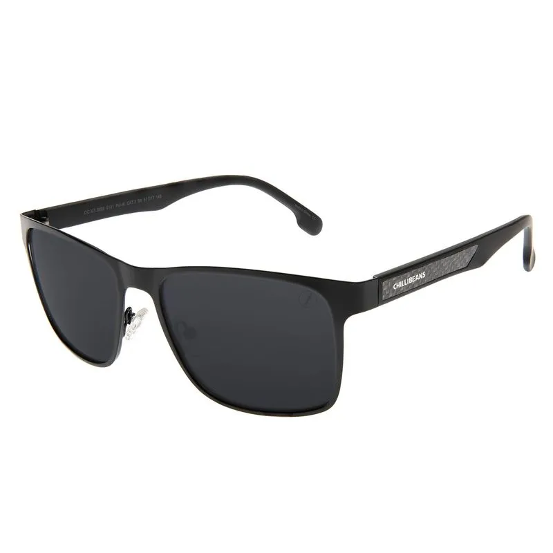 Óculos de Sol Masculino Chilli Beans Quadrado Polarizado Fosco OC.MT.3898.0131 M