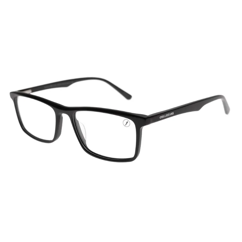 Armação Para Óculos de Grau Masculino Chilli Beans Quadrado Preto LV.AC.1003.0101 M