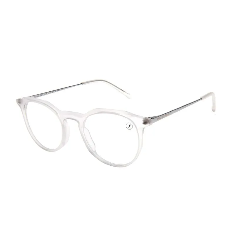 Armação Para Óculos de Grau Feminino Chilli Beans Redondo Transparente LV.AC.1007.3636 M