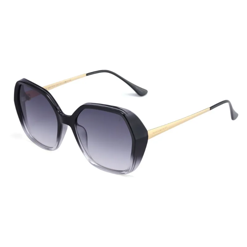 Óculos de Sol Feminino Chilli Beans Quadrado Cristal Degradê Preto OC.CL.3435.2001 M