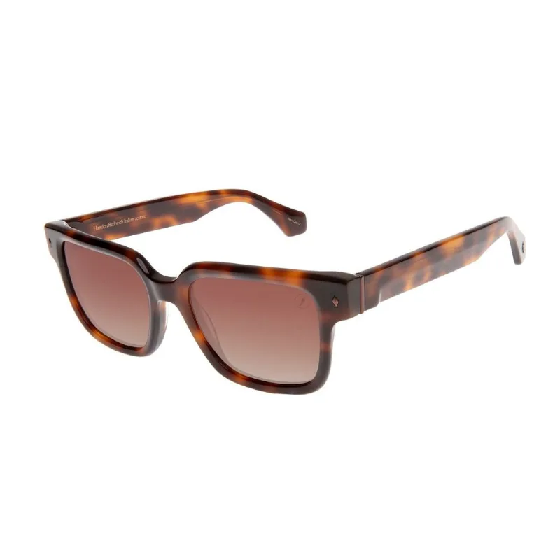 Óculos de Sol Masculino Acetato Italiano Bossa Nova Polarizado Degradê Marrom OC.CL.4688.5702 M