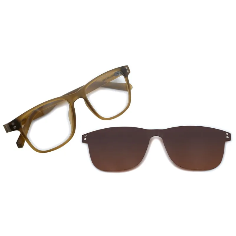Armação Para Óculos de Grau Feminino Chilli Beans Multi Polarizado Degradê Preto LV.MU.1203.2001 M