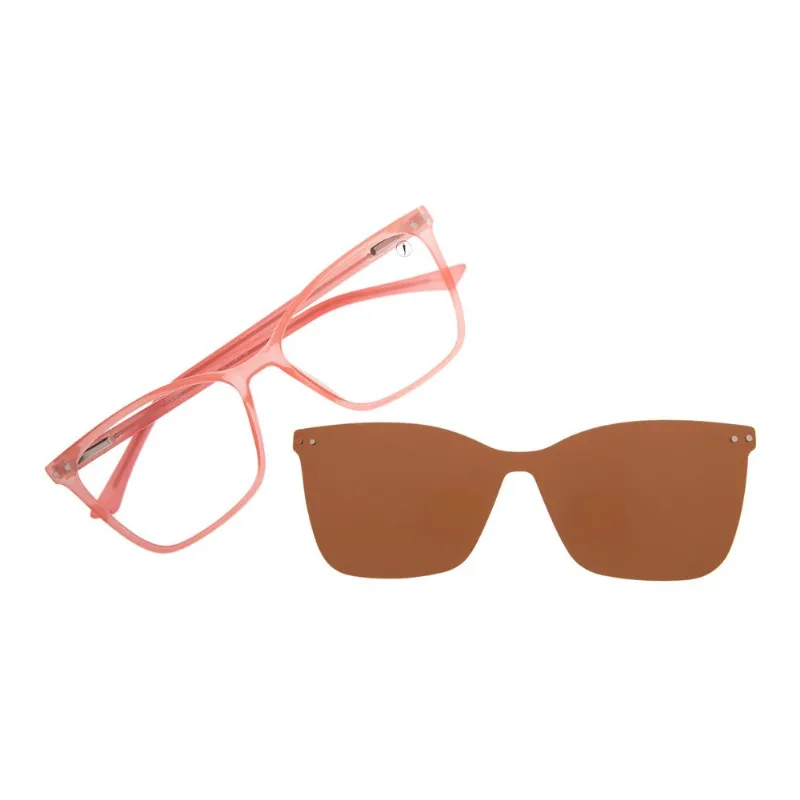 Armação Para Óculos de Grau Feminino Chilli Beans Polarizado Multi Rosé LV.MU.1111.0295