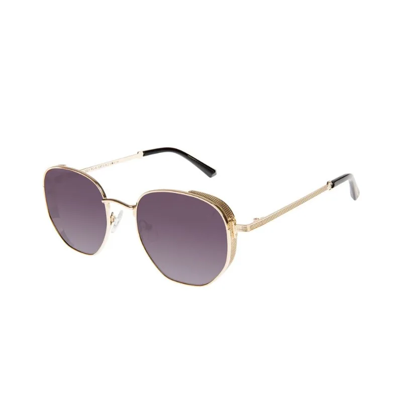Óculos de Sol Unissex Alok Sneakers Casual Flap Degradê Dourado OC.MT.3111.2021 M