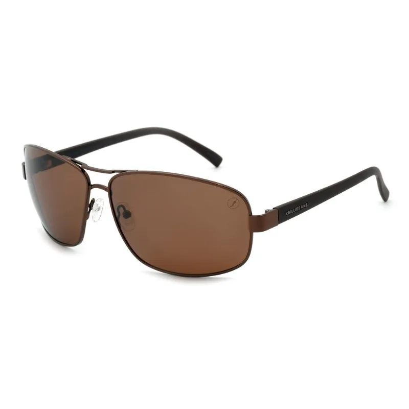 Óculos de Sol Masculino Chilli Beans Clássicos Executivo Marrom OC.MT.3507.0202
