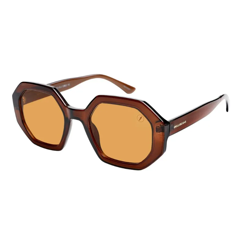 Óculos de Sol Feminino Chilli Beans Trend Redondo Marrom OC.CL.4818.0202