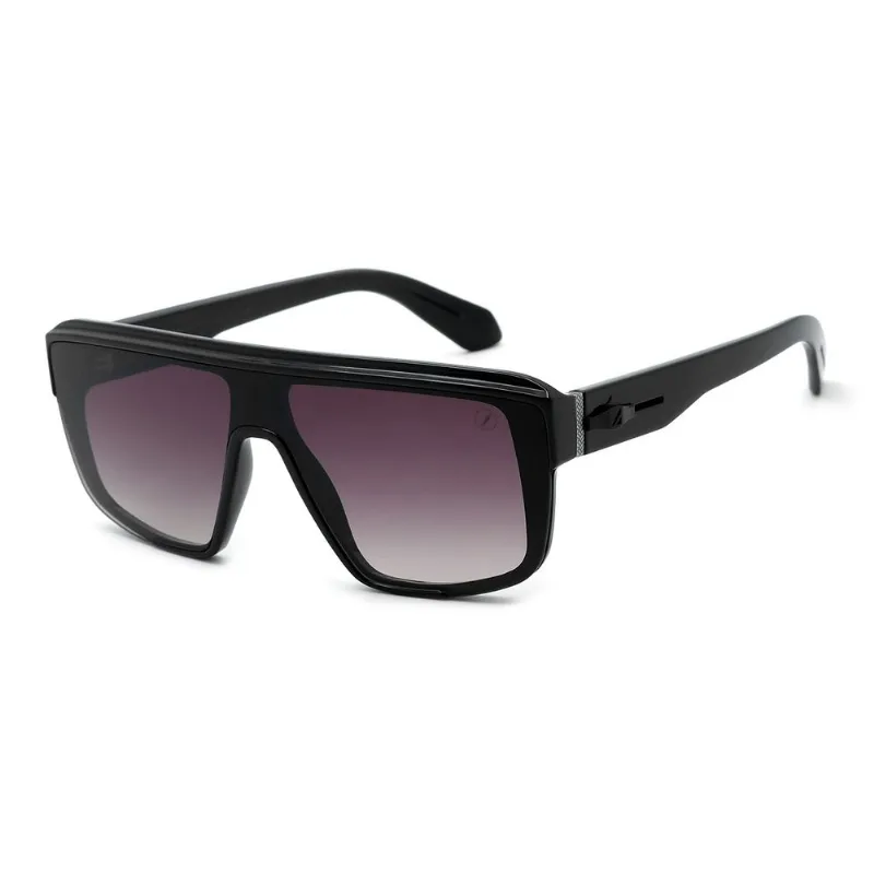 Óculos de Sol Unissex Alok Sneakers Quadrado Degradê Preto OC.CL.4826.2001 M