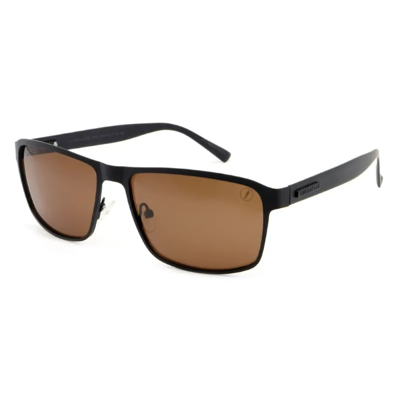Óculos de Sol Masculino Chilli Beans Quadrado Polarizado Metal Marrom OC.MT.4082.0201